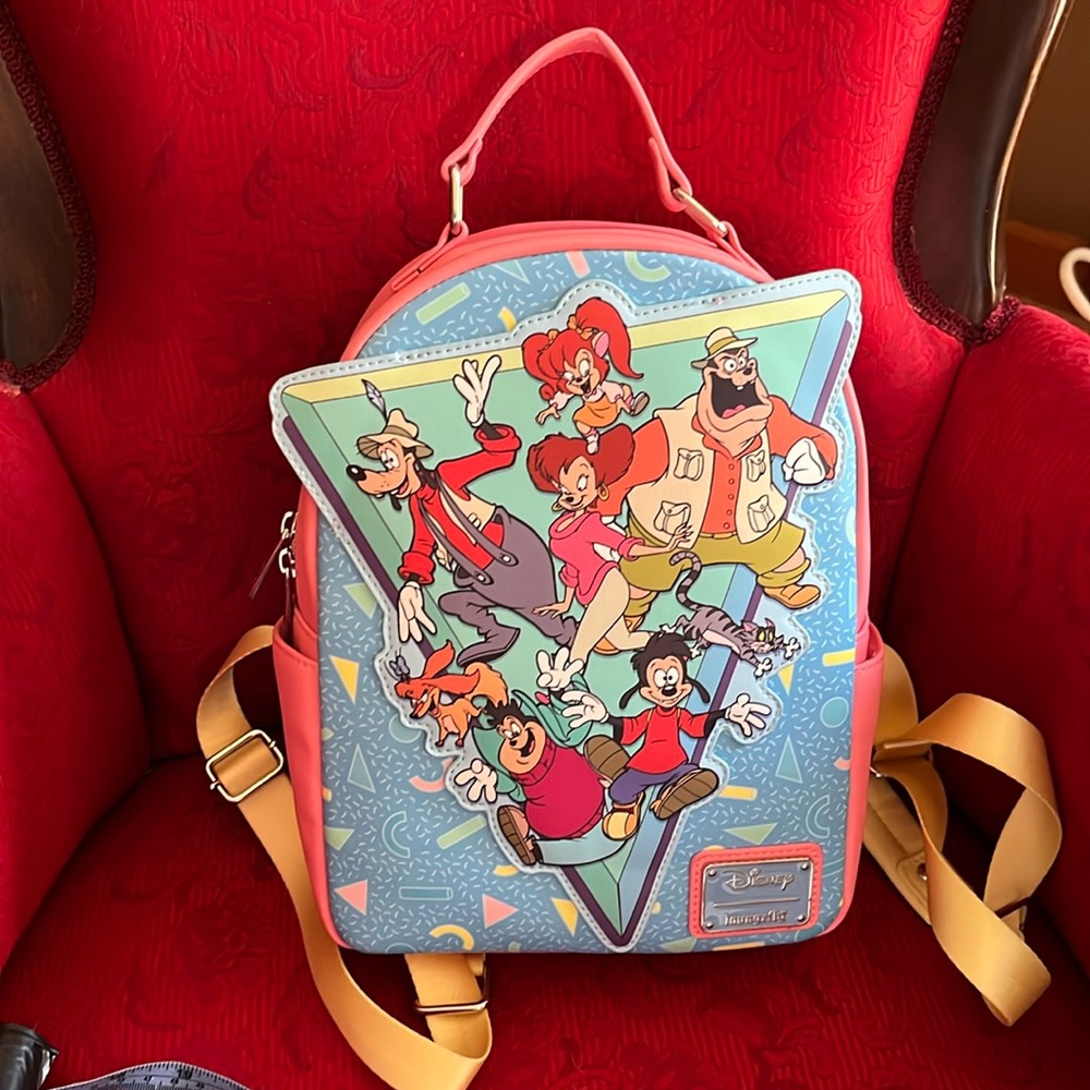 Loungefly Goof Troop Mini Backpack Preowned